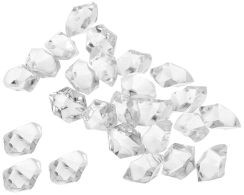 IMIKEYA De Diamant Acrylique Vase Vases Muraux Pendentif Lustre Faux Glaçons Remplissage De Vase Perles Attrape-Soleil Cristaux De Pierres Précieuses Naturelles Roches