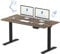 FLEXISPOT Höhenverstellbarer Schreibtisch Basic Plus 140x70cm-Tischgestell höhenverstellbar elektrisch mit 2 MOTOREN,Memory-Handsteuerung-Sitz-Stehpult (Walnussbraun)