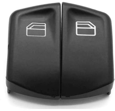 2x Fensterheber Schalter Tasten Kompatibel mit Mercedes Benz Vito Viano 639 Sprinter 906 Fenster Schalter Knopf Abdeckung Fensterheber Hauptschalter Kappe Abdeckung