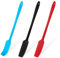 ElevateTech 3Pcs Silicone Jar Spatulas Heat Resistant Rubber Spatulas Non-Stick Silicone Spatula Sourdough Spoon Baking Accessories Suspensibility Stirring Suitable Cooking Fish Eggs