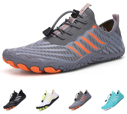 Chaussures Pieds Nus Feral Walk Light pour Homme Femme, Minimalistes Unisex Barefoot Shoes, Antidérapant Basket Trail pour Hike Randonnée Running Fitness Légère Confort à Bout Large Chaussures Nus