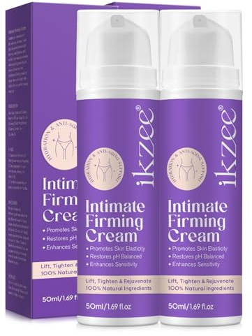P-Beauty - Intimcreme für Frauen mit Aloe Vera & Collagen 2x50ml - Intimpflege pH-ausgleichend - Feuchtigkeitscreme + Lifting-Effekt - Creme für Frische, Elastizität, befreit Trockenheitsgefühl