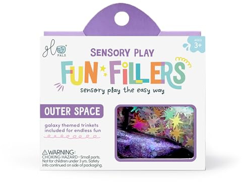 Glo Pals Fun Fillers Sensorisches Spielzeug für Kinder, Weltraum