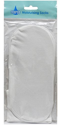 Source Healthcare Cotton Moisturising Cream Retainer Super Soft Overnight Socks, 1 Pair