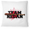 Fashionalarm Kissen Team Negan - 40x40 cm mit Füllung | Geschenk Idee für Fans der Serie T-W-D | Dead Walking Lucille Saviors Baseballschläger, Farbe:weiß