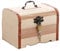 VORCOOL Wood Coin Saving Bank Box Wooden Money Bank Treasure Box Organizer with Lock