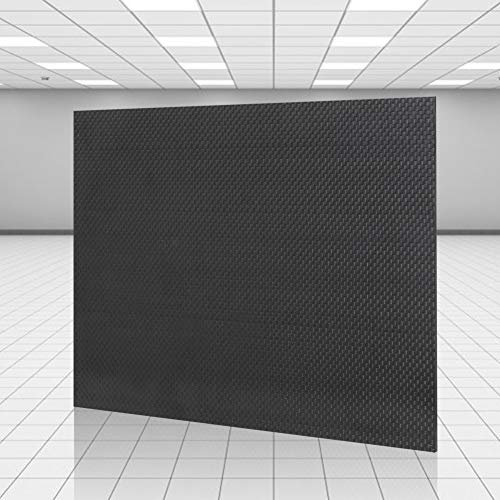 Placa de fibra de carbono, material de hoja de tablero de placa de fibra de carbono de sarga de alta dureza con superficie brillante brillante (230 x 170 x 2 mm)