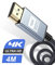 sweguard Cavo HDMI 4K 4m, Cavi HDMI 2.0 a/b ad alta Velocità con Ethernet, Supporta 4K 60Hz HDR 2.0/1.4a, Video UHD 2160p, Ultra HD 1080p, 3D, compatibile,TV, Computer e Monitor