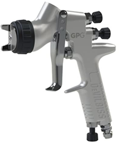 DeVilbiss DEV-905012 1.3, 1.5 & 1.8 mm GPG2 Cupped Aluminum GPG Gravity HVLP Gun Kit