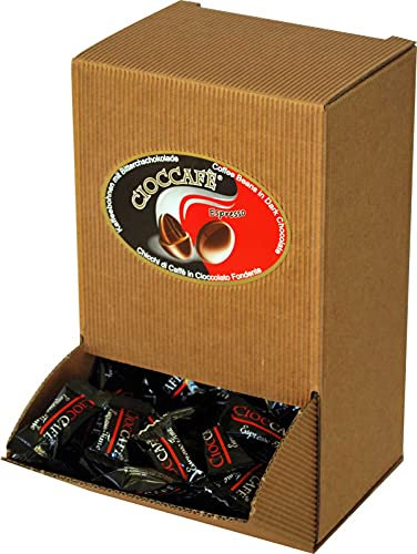 Amaretti Au Chocolat Enrobé De Chocolat Noir Ou Au Lait - Petites Dragées Au Chocolat Doux En Portion Unique (CIOCCAFE 'AMORINO, SAC 500gr)