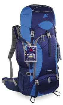 Marsupio Zaino da Trekking Nettuno 55 + 5 Blu/Azzurro