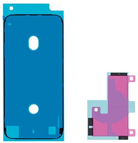 GLK-Technologies Hochwertige Display Kleberahmen Rückseite Cover Klebe Sticker für Apple iPhone 11 Pro Dichtung Klebefilm inklusive Klebestreifen Akkuklebestreifen Reparaturset NEU