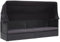 KOIECETA Gartensofa mit Sonnendach Sonnenliege Gartenliege Lounge Gartenbank Gartenbett Sofa Gartenmöbel Liege Relaxliege Sofabett Poly Rattan (Schwarz)