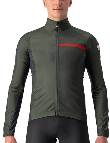 Castelli 4521511 SQUADRA STRETCH JACKET Jacket Men's MILITARY GREEN/DARK GRAY S