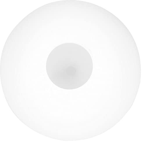 TOPBATHY 1 Stücke Deckenleuchten Schattierungen Glaskugel Lampenschirm Laternenpfosten Kugel Beleuchtungskörper Ersatz für Lüfterlicht Zimmer Veranden Wohnkultur Weiß Φ20cm