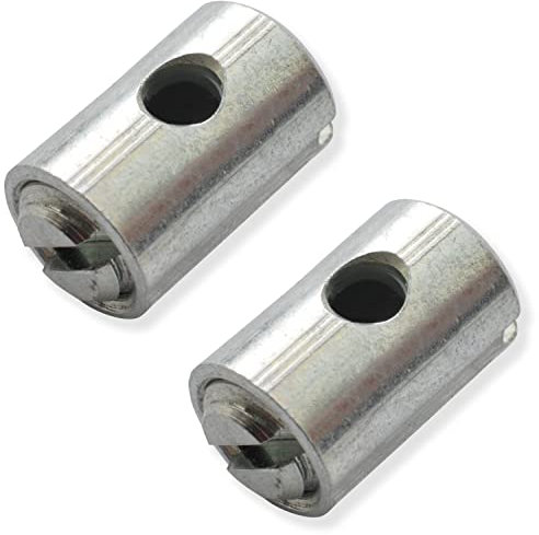 Easyboost Morsetto Del Cavo Acceleratore Ø5x7.5mm Gas Universale per Carburatore Scooter Moto Quad Cross MX (2 morsetti)