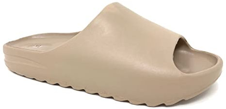 TIGLIO 8700 TAUPE Tiglio2000 Ciabatte RAMBLAS CHIARA da Donna in Plastica Estive per Mare e Piscina Comode Pantofole in Gomma per Casa