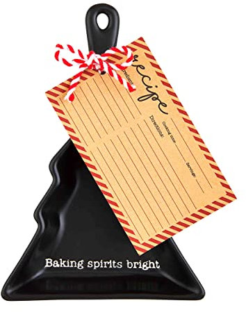 Mud Pie Holiday Cookie Skillet Set, Baking Spirits Bright, Skillet 6 1/4 x 4 1/2