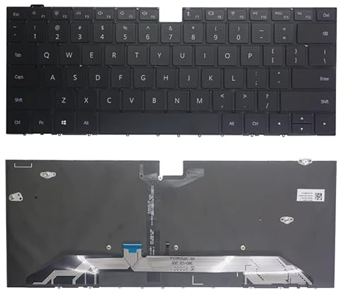 YANHAO [Laptop-Tastaturen] US/RU Neue Laptop-Tastatur for Huawei MateBook (Color : US Backlit)