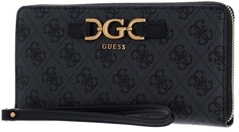 GUESS Dagan Cheque Organizer Coal Logo
