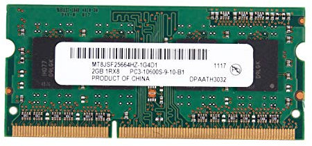 Griwiuiowe DDR3 da 2 GB DDR3 1600 MHz 1333 MHz SO-DIMM DDR3L DDR3 Memoria 1.35/1.5V Memoria Sdram per Notebook (2GB / 1333)