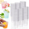 Votoko 200 Stk Plastik Schnapsgläser, 5cl/50ml Shotgläser Plastikbecher, Schnapsbecher aus PS Material, Plastik Stamperl Transparente Shot Becher, Trinkbecher Kurz für Partys Hochzeiten Weihnachten