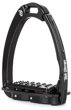 Tech Stirrups Venice Evo Plus Safety Stirrups Black/Black