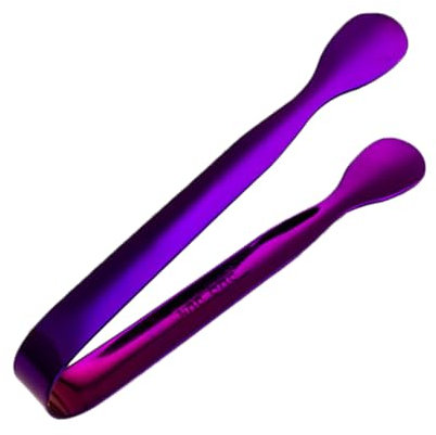 Cabilock 12 Pièces Pinces De Service Pinces à Dessert Pince à Sucre à La Main Pince à Sucre En Inox Pinces à Gâteau Petite Pince à Main Acier Inoxydable Violet,mauve Clip Alimentaire
