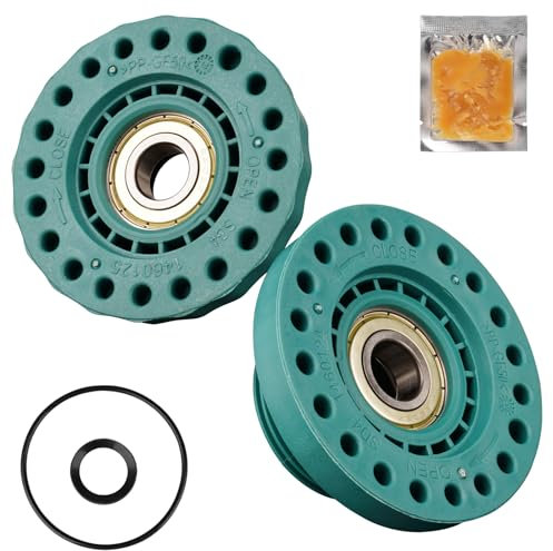 Lagerung für AEG für Electrolux für Zanker für Zanussi 407143096/3 4071430963 Lagerset Lager für Antriebsgegenseite Waschmaschine Toplader (left+right)