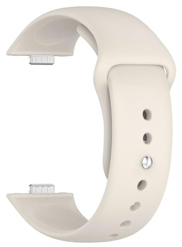 Silikon Armband kompatibel mit Huawei Watch Fit 4/Watch Fit 4 Pro/Fit 3 Sportarmband für Männer Frauen Atmungsaktiv Weich Ersatzarmband Verstellbar Wasserdicht Sportarmband für Damen Herren