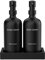 Black Soap Dispenser Set with Tray - Hand and Dish Soap Dispenser for Kitchen,Modern Kitchen Decor & Accessories. (Black)