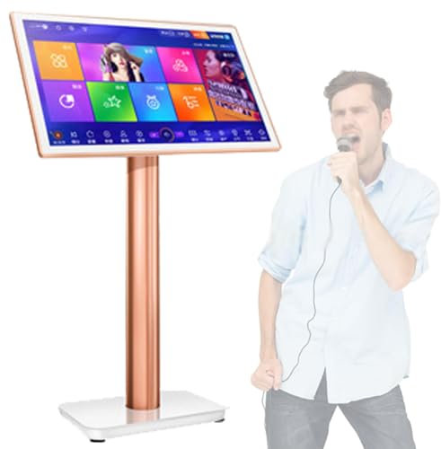 Sistema de karaoke profesional, equipo de karaoke con pantalla táctil capacitiva de alta definición 4K de 22 pulgadas, 27 idiomas, disco duro de 2 TB, reproductor de karaoke KTV para bar, fiesta en