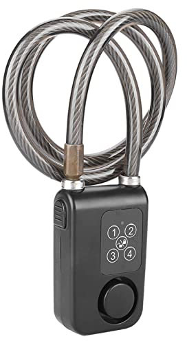 Candado de 110 DB con Contraseña y Alarma I-Th - y Candado Se para Bicicletas