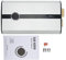 Brilluxa Amplificatore per Auto 4 Ohm, 4 Canali ad Alta Efficienza, Collegabile a Ponte, Universale per Sistemi Audio con Altoparlanti, Amplificatore Audio in Metallo