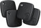 Air Tags-4 Pack, Bluetooth Tracker Works with Apple Find My APP (iOS Only), Keys Finder and Item Locator for Luggage, Backpack, Suitcases, Replaceable Battery, IP67 Waterproof Tracking Tag, Black