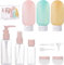 Générique Set de flacons de voyage (11 pièces), flacon de voyage en silicone étanche, flacon de shampoing de voyage
