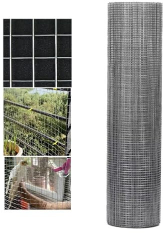 YMCIBTJJ Geschweißtes Maschendrahtgeflecht aus Edelstahl 304, 1,27 cm Drahtgewebe, robuster Maschendrahtzaun, geschweißter Hühnerdrahtzaun für den Garten, leicht zu schneiden (1,2 m x 3 m (47,2 Zoll