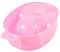 CLISPEED 1Pieza Recipiente de de Manicura Capa Color Rojo Tazón de Cuidado de Uñas para Tratamientos y Remoción de Uñas Falsas para Profesional y Casa