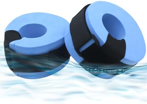 Manguitos de Piscina de Espuma | Equipo de Piscina Seguro para Fitness,Cintas para Tobillo para Ejercicio Acuático | para Nadadores, Principiantes, Atletas, Vacaciones en la Playa, Campamento de