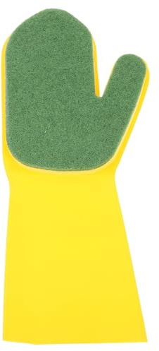 STOBAZA Latex Sponge Cleaning Glove for Kitchen Dishwashing for Bowl Cleaning Tasks