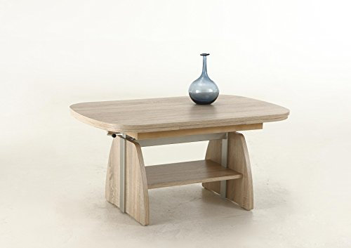 moebelstore24 Couchtisch PICTON Sonoma Eiche Nachbildung Beistelltisch Wohnzimmertisch Tisch