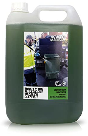 Trade Chemicals Wheelie Bin Cleaner 5L Relancer Anti-Bacterial Sanitizer (CUT GRASS)