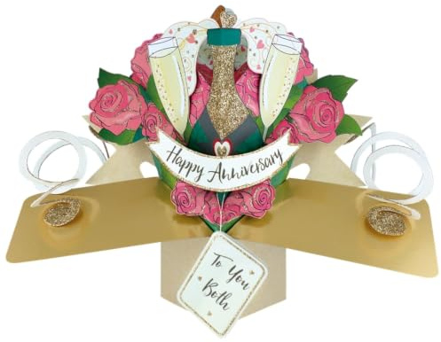 Happy Anniversary Pop-Up Greeting Card Original Second Nature 3D Pop Up Cards
