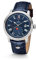 Kronsegler Kopernikus Herren Armbanduhr Automatik Stahl-blau mit Sonnenkonstellation