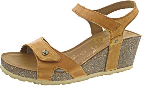 Panama Jack Julia Basics, Damen Riemchensandalen, Gelb (Vintage B11), 37 EU (4 UK)