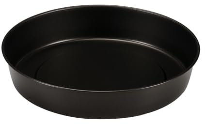FORMEGOLOSE, Molde para pasteles liso Ø 28 cm, Acero con revestimiento antiadherente, Negro