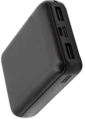 Batterie Externe 10000mAh Chauffage des vêtements Alimentation Mobile 5V 2.1A Banque d'alimentation Double Chargeur USB pour Veste chauffante, Compatible avec Tous Les Smartphones comme