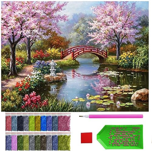 ARTULIO Diamond Painting Set – 5D Diamant Painting Bilder 30x40 cm mit Diamond Painting Zubehör für Kinder und Erwachsene - Crystal Art für Home Wand Deko
