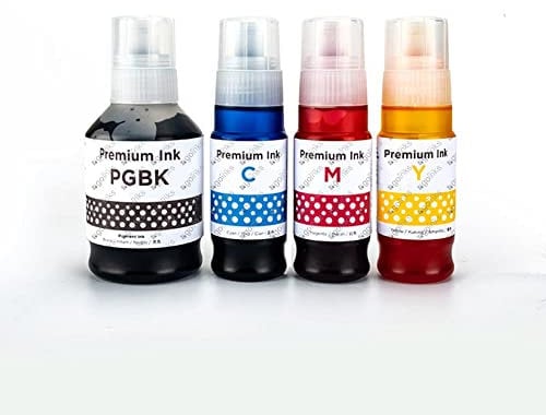 Go Inks 1 Set of 4 Ink Bottles (175ml/140ml) to replace Canon GI-56 Compatible/non-OEM for MAXIFY GX Series Printers