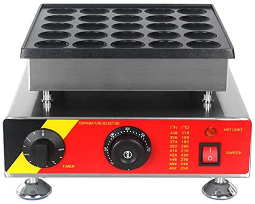 Macchina per cialde elettrica Professionale Commerciale, Superficie Antiaderente per panetteria e Cucina, Ristorante, Snack Bar per Il Tempo Libero, per Cucina da Forno, Ristorante, Snack Bar